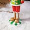 Glitzhome® 28" Pre-Lit Christmas Nutcracker Porch Décor with Timer